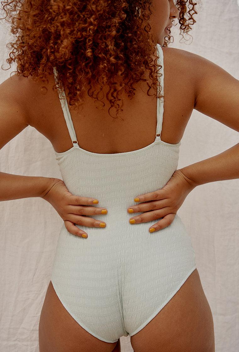 Bañador Abelia - Aqua-Black Limba