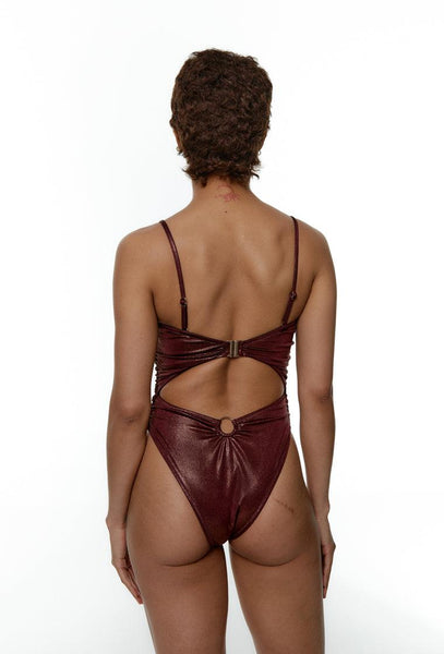 Bañador Cora - Copper-Black Limba