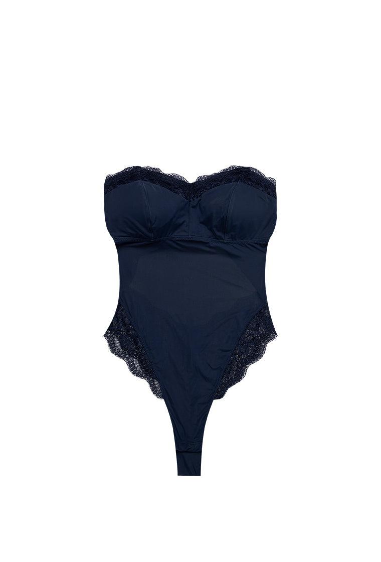 Body Bandeau Susanne - Baltic blue-Black Limba