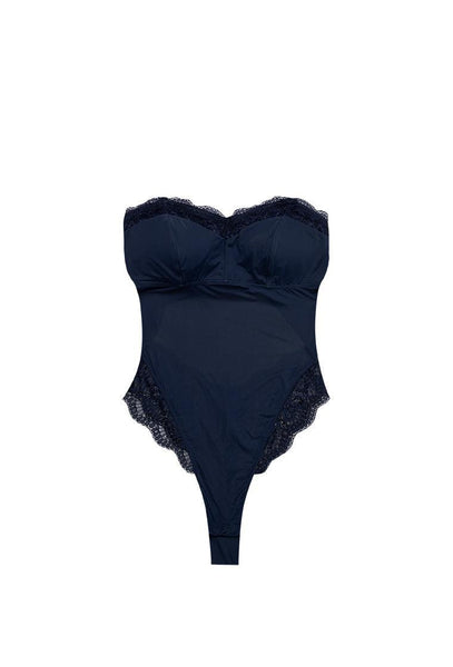 Body Bandeau Susanne - Baltic blue-Black Limba