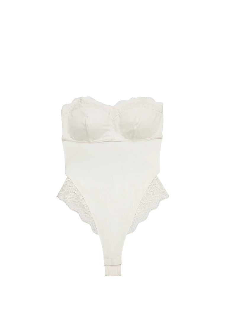 Body Bandeau Susanne - Gardenia-Black Limba