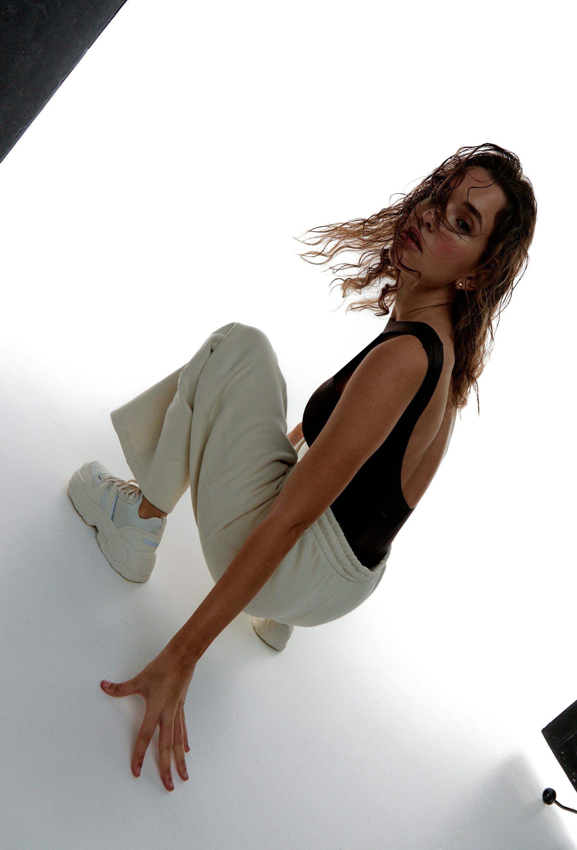 Body Halter Elsie - Chocolate-Black Limba