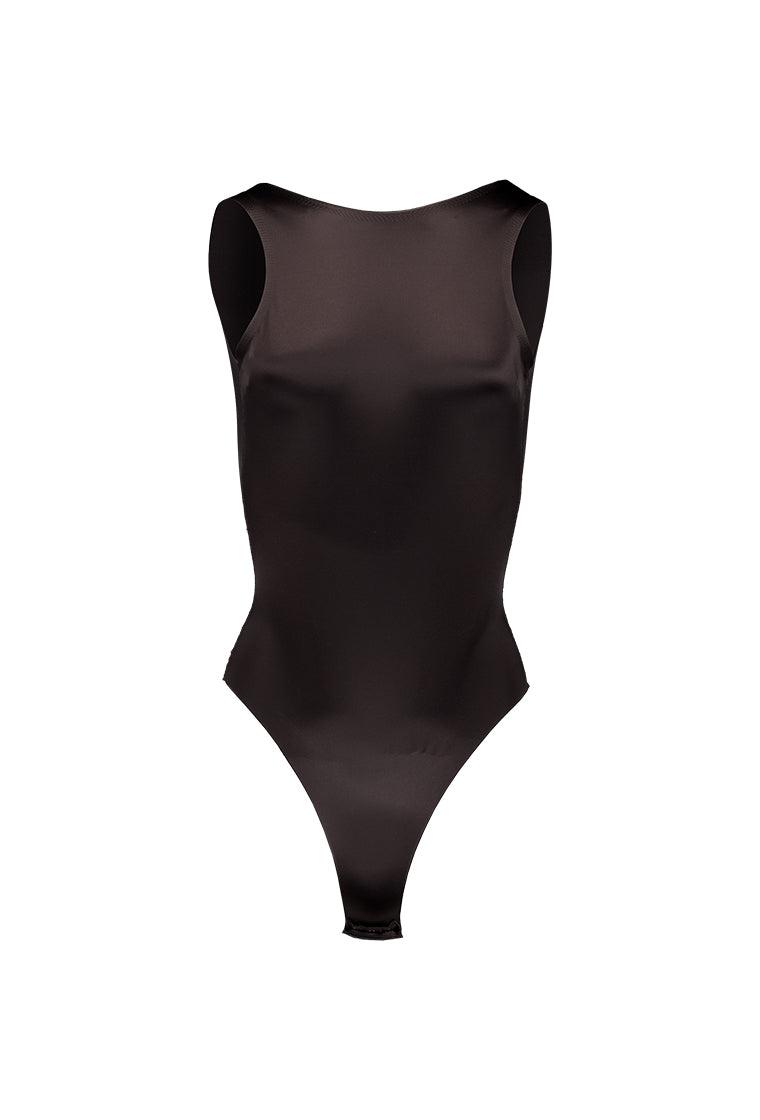 Body Halter Elsie - Chocolate-Black Limba