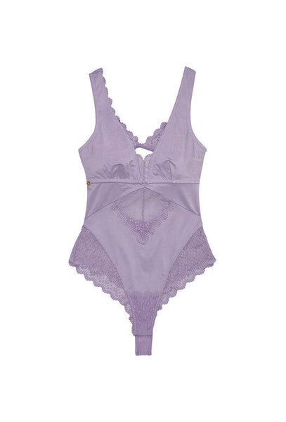 Body Halter Manso - Regal orchid-Black Limba