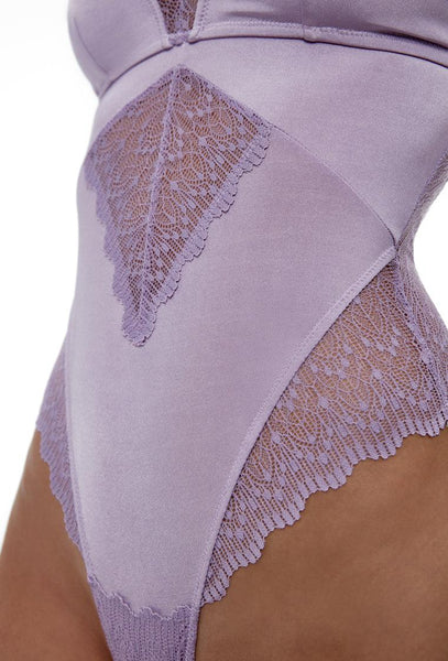 Body Halter Manso - Regal orchid-Black Limba