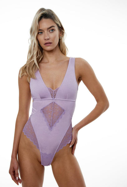 Body Halter Manso - Regal orchid-Black Limba