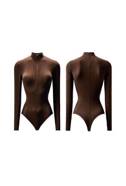 Body deportivo térmico Beret - Chocolate-Black Limba