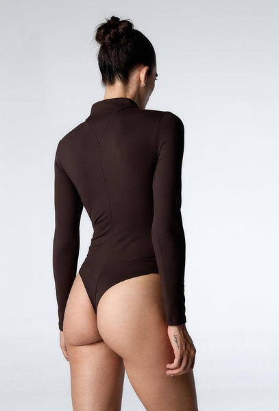 Body deportivo térmico Beret - Chocolate-Black Limba