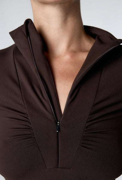 Body deportivo térmico Beret - Chocolate-Black Limba