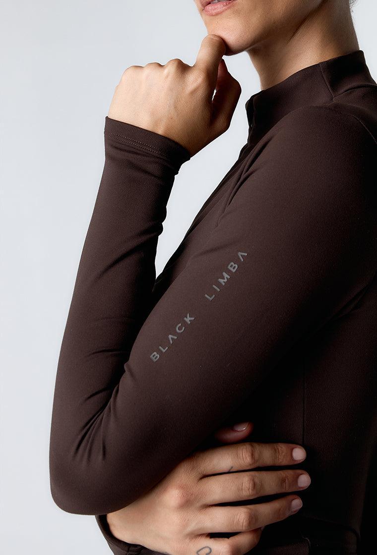 Body deportivo térmico Beret - Chocolate-Black Limba