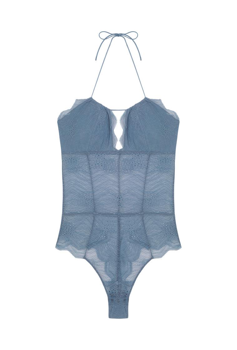 Body halter Draco - Cloudy Blue-Black Limba