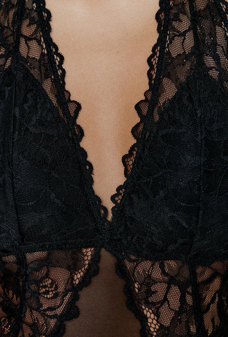 Body halter Onyx - Black-Black Limba