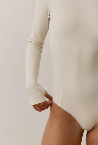 Body térmico deportivo Energy Tech - Cream-Black Limba