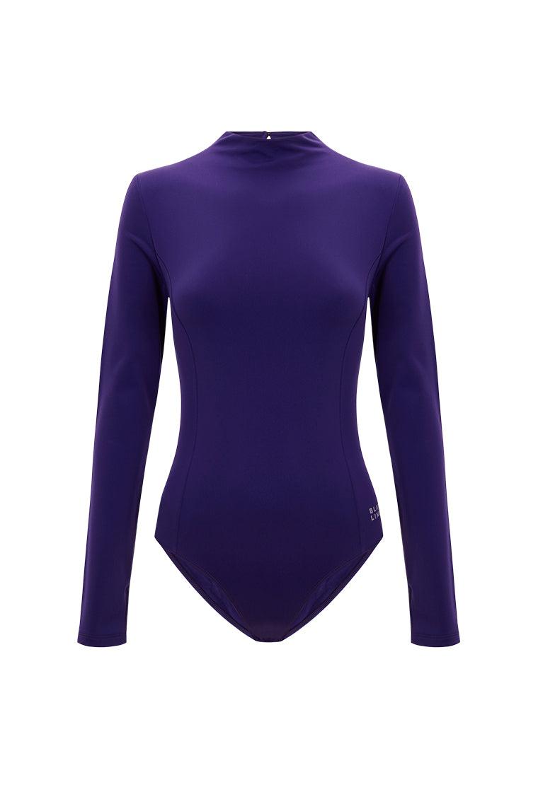 Body térmico deportivo Energy Tech - Purple-Black Limba