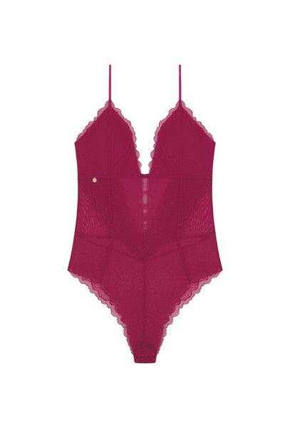 Body triangular Yasur - Fucsia-Black Limba