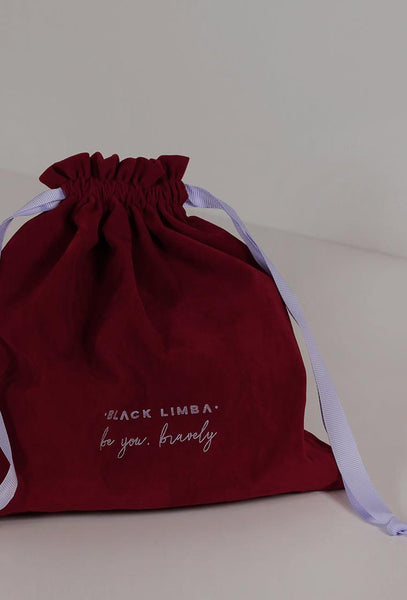 Bolsa de regalo grande Limbag - Burgundy-Black Limba