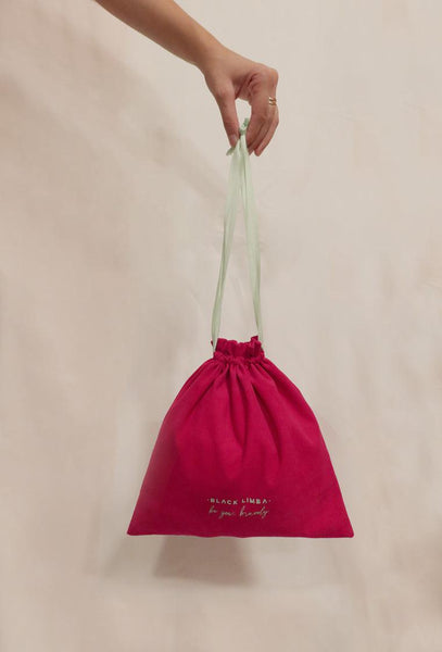 Bolsa de regalo pequeña Limbag - Fucsia-Black Limba