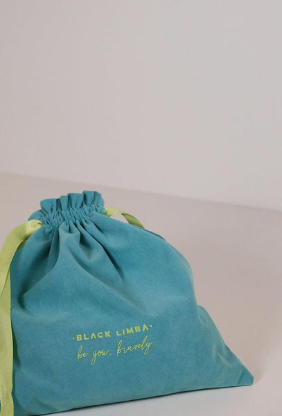 Bolsa de regalo pequeña Limbag - Light blue-Black Limba