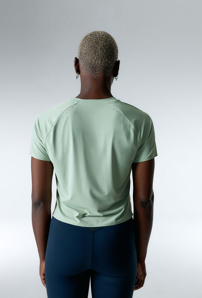 Camiseta deportiva Boost - Frosty Green-Black Limba