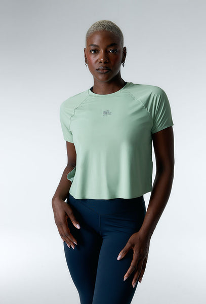 Camiseta deportiva Boost - Frosty Green-Black Limba