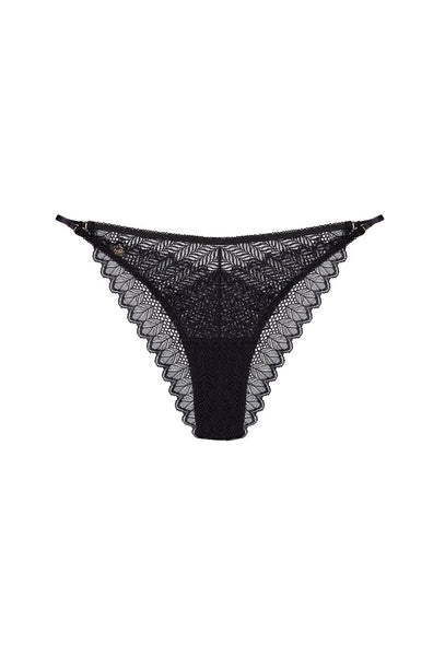 Braga Brasileña Elisa - Black-Black Limba