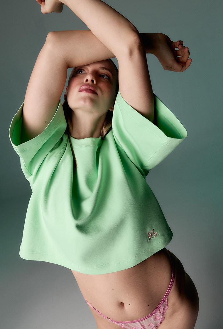 Braga Brasileña Judy - Bright pink-Black Limba