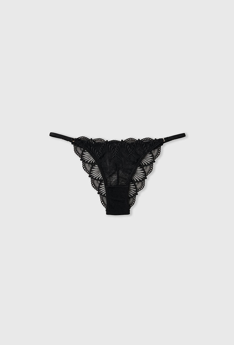 Braga Brasileña Marielle - Black-Black Limba