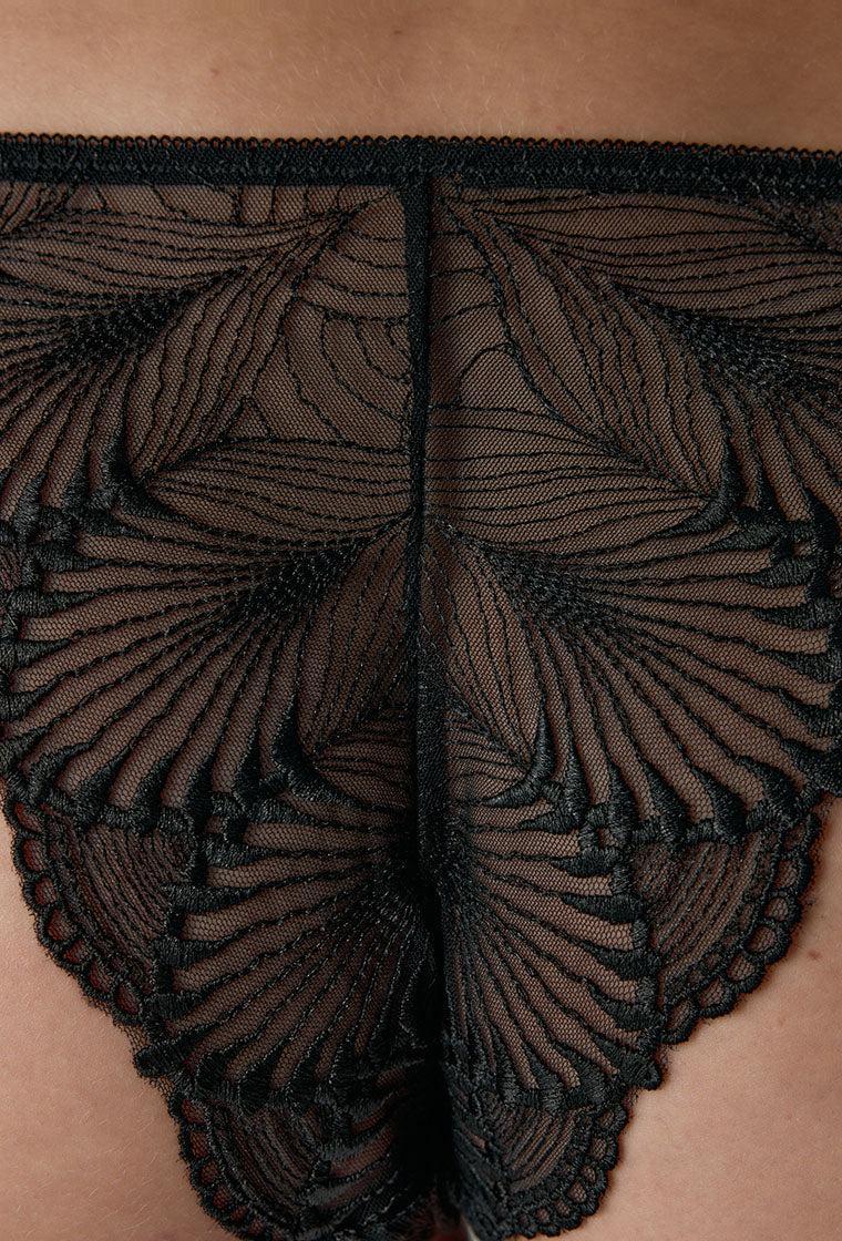 Braga Brasileña Marielle - Black-Black Limba