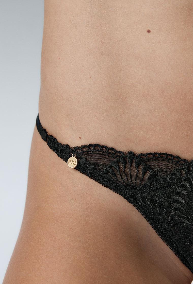 Braga Brasileña Marielle - Black-Black Limba