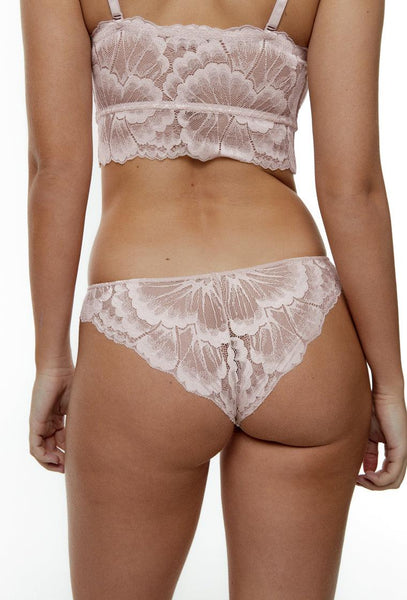 Braga Clásica Cecilia - Nude-Black Limba