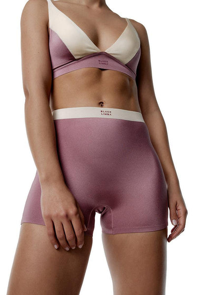 Braga Short Glare - Dusty Rose & Cream-Black Limba