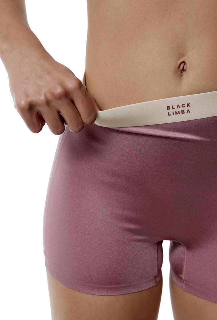 Braga Short Glare - Dusty Rose & Cream-Black Limba