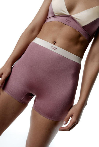 Braga Short Glare - Dusty Rose & Cream-Black Limba