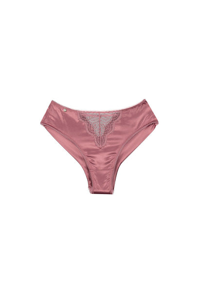 Braga alta Giselle - Dusty rose-Black Limba