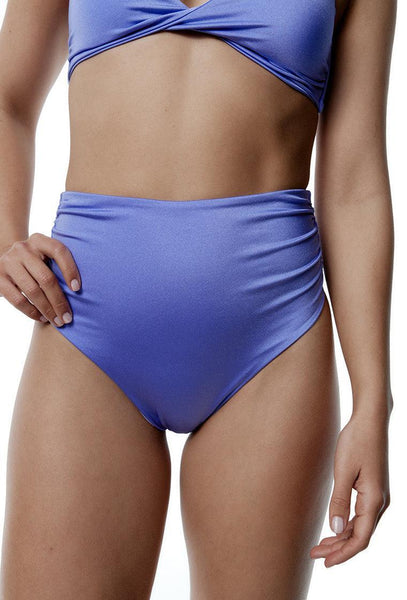 Braga bikini alta Glimmer - Lilac-Black Limba