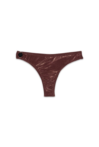 Braga bikini brasileña Cady - Copper-Black Limba