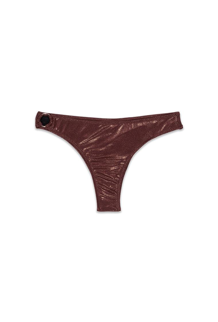 Braga bikini brasileña Cady - Copper-Black Limba