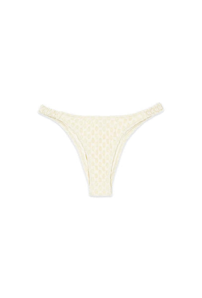 Braga bikini brasileña Fanny - Cream-Black Limba