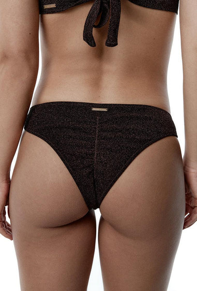 Braga bikini brasileña Nova - Espresso-Black Limba