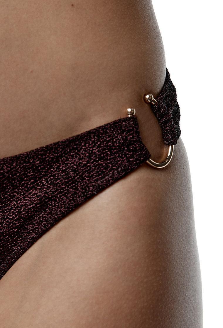 Braga bikini brasileña Nova - Espresso-Black Limba