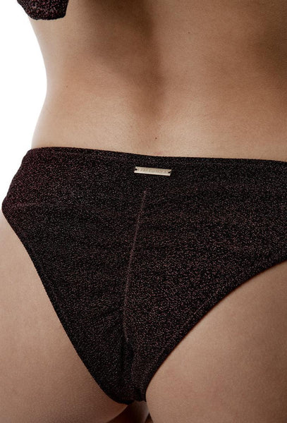 Braga bikini brasileña Nova - Espresso-Black Limba