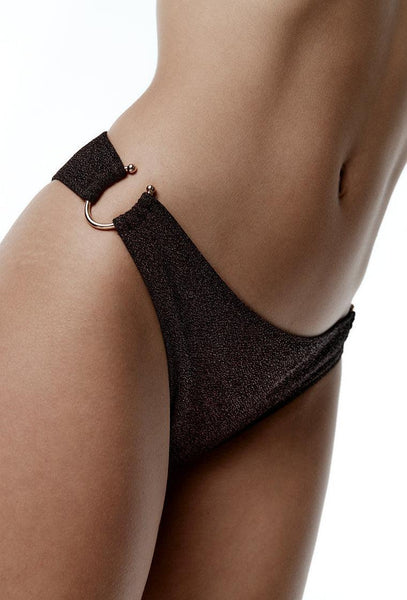 Braga bikini brasileña Nova - Espresso-Black Limba