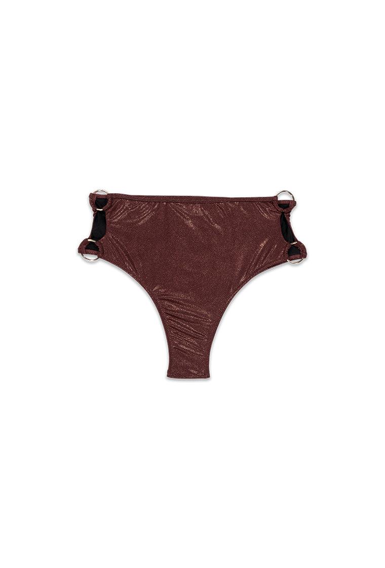 Braga bikini brasileña Patty - Copper-Black Limba