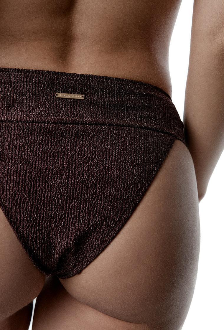 Braga bikini brasileña Radiance - Cacao-Black Limba