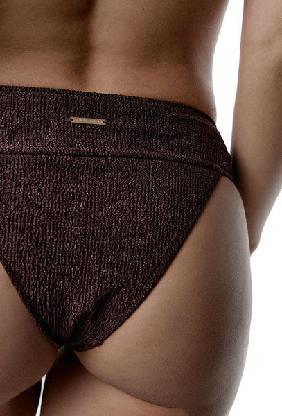 Braga bikini brasileña Radiance - Cacao-Black Limba