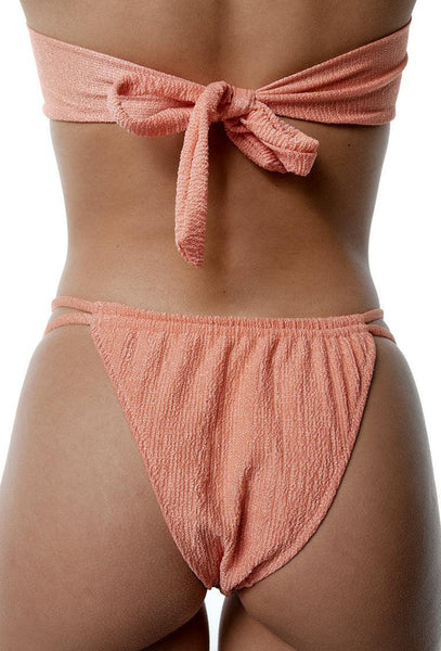 Braga bikini brasileña Tangle - Orange-Black Limba