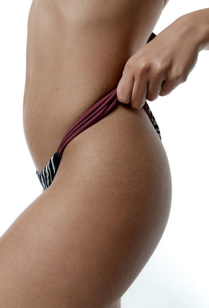 Braga bikini brasileña Wild - Jungle-Black Limba