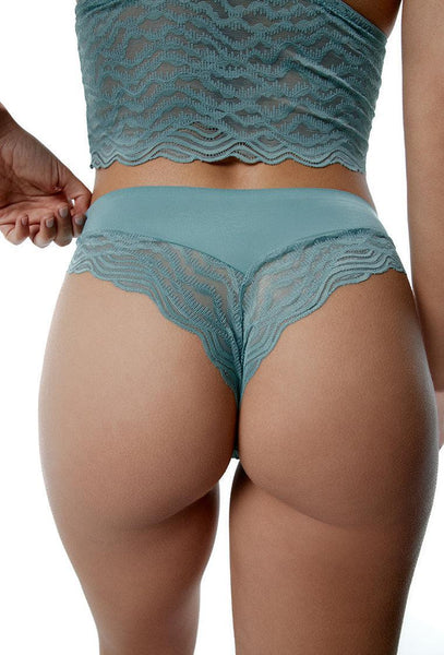 Braga brasileña Ariane - Sea green-Black Limba