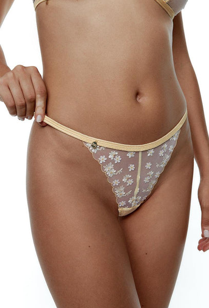 Braga brasileña Kira - Pale yellow-Black Limba