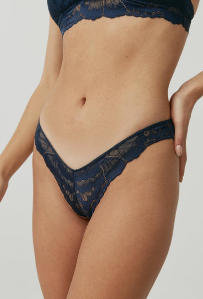 Braga clásica Feroe - Navy-Black Limba